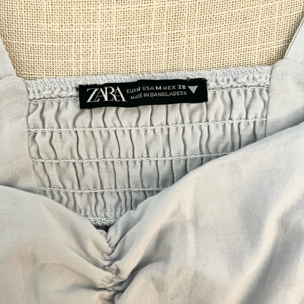 Zara Light Blue Maxi Dress - Picture 7 of 11